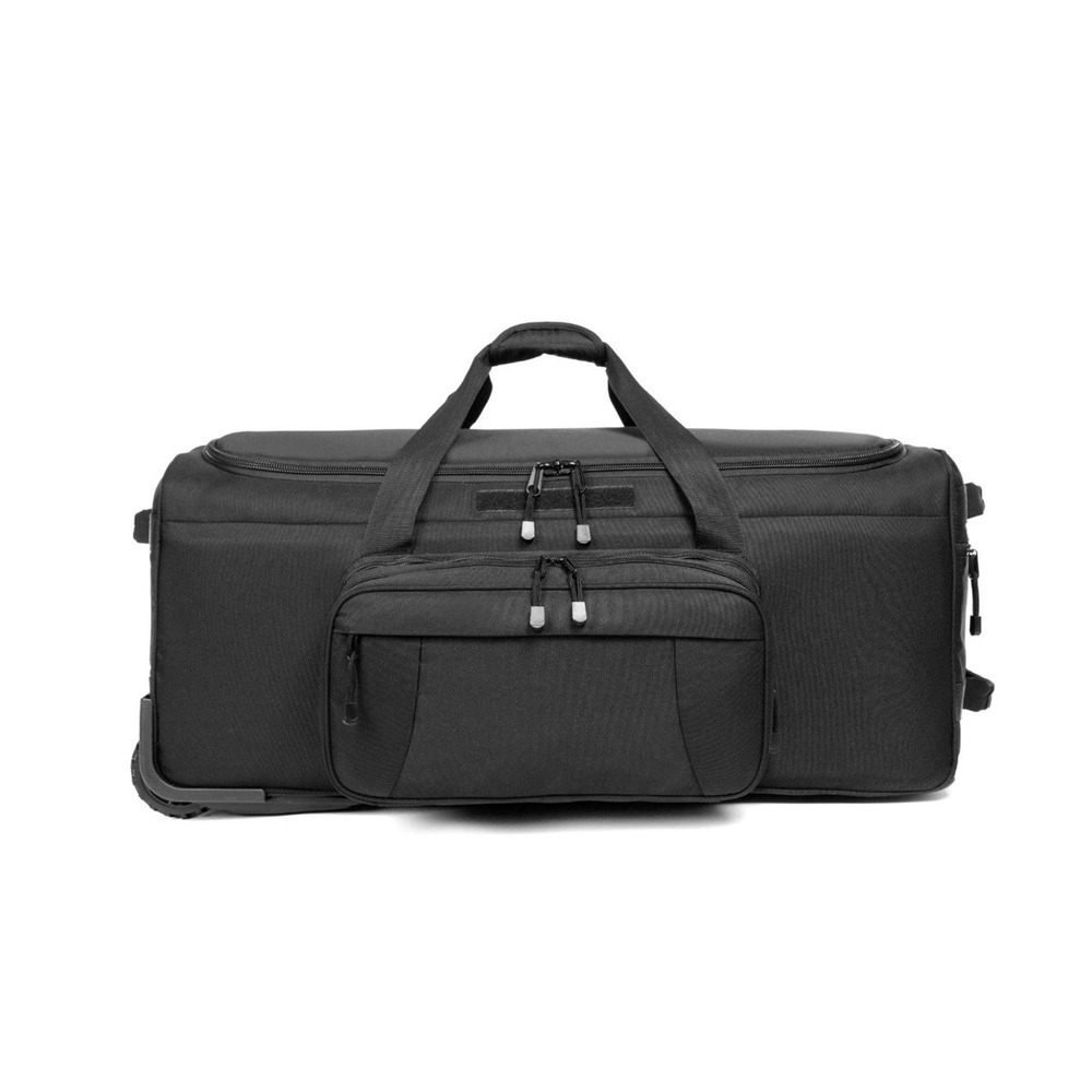 Mountain Land 120L Heavy Duty Wheeled Tactical Deployment Travel Bag Black NIB